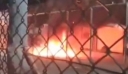 Επεισόδια στο Κέντρο Κράτησης της Αμυγδαλέζας: Μετανάστες έβαλαν φωτιές