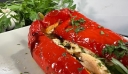 Αυτή η Ελληνική Συνταγή έχει τρελάνει τους Πάντες!!Γεμιστές Κόκκινες πιπεριές με φέτα!!!
