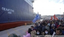 Μπλόκο στον «Πελαγίτη» και στη Μυτιλήνη – Για Θεσσαλονίκη «ταξιδεύουν» τα μηχανήματα κατασκευής δομής μεταναστών