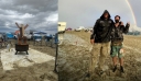 Burning Man: Κάποιοι εγκλωβισμένοι επισκέπτες έφυγαν με τα πόδια, άλλοι τσαλαβουτούν στην πηχτή λάσπη – Δείτε βίντεο