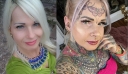 Η 57χρονη με τατουάζ από το πρόσωπο μέχρι τα δάχτυλα – Η αποκαλυπτική φωτογραφία 10 χρόνια πριν την μεταμόρφωση της