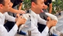 Γλάρος παραλίγο να ξεριζώσει τη γλώσσα ενός άνδρα που πήγε να τον φιλήσει (Βίντεο)