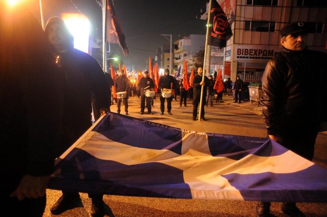 Συγκέντρωση της Χρυσής Αυγής στην Αθήνα και αντιφασιστικό συλλαλητήριο