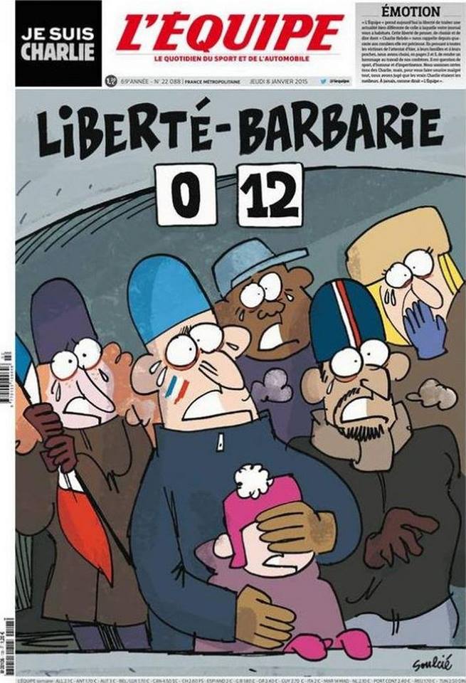 Το εντυπωσιακό πρωτοσέλιδο από την L’ Equipe για την τρομοκρατική επίθεση [pic]