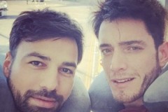 Ανδρέας Γεωργίου και Θεοχάρης Ιωαννίδης υποδέχτηκαν το 2015 μαζί στο Μαλιμπού! (photos)