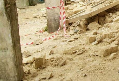 Κατέρρευσε ερειπωμένο κτίριο στη Γερμανού – Αχαΐα