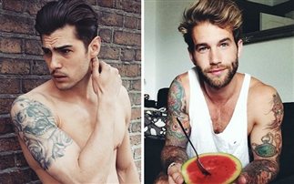 Γοητευτικοί άντρες με τατουάζ (photos)