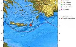 Ισχυρός σεισμός 6,1 ρίχτερ «ταρακούνησε» την Κρήτη