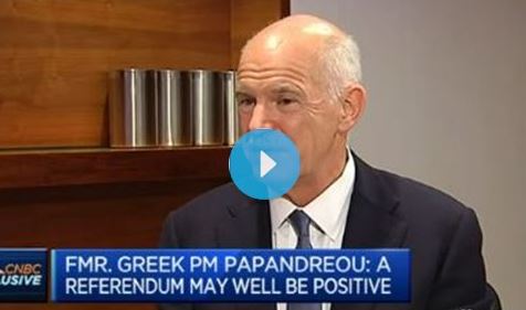 Η Ελλάδα βρίσκεται στο χείλος της καταστροφής – Συνέντευξη του Γ. Παπανδρέου στο CNBC