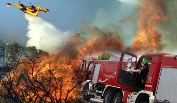 Πολύ υψηλός κίνδυνος πυρκαγιάς και τη Δευτέρα – Δείτε σε ποιες περιοχές