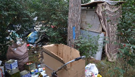 Θεσσαλονίκη: «Σκουπιδότοπος» το μικρό άλσος στο κέντρο της Καλαμαριάς (φωτο)