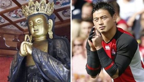 Κοσμοσυρροή για τον Βούδα που θυμίζει… παίκτη του ράγκμπι