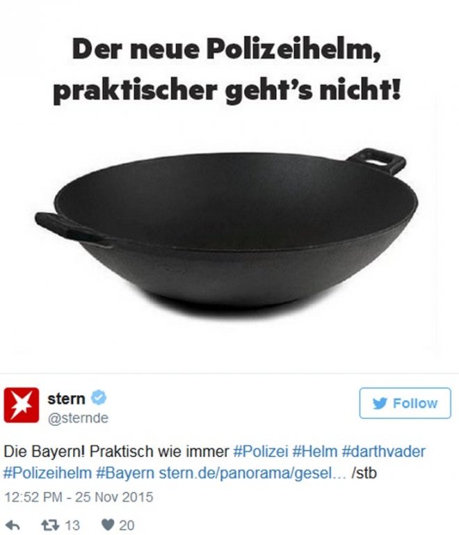 Γέλιο στα social media για τις νέες αστυνομικές στολές της Βαυαρίας