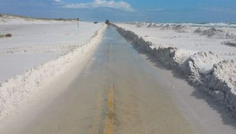 Απίστευτο: Χιόνισε… άμμο! (photo)