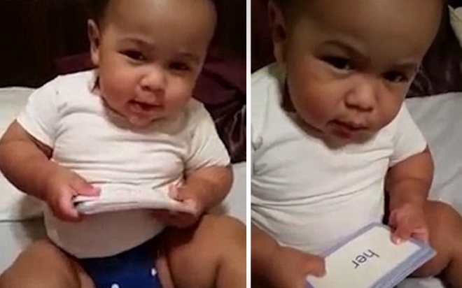 Μωρό 19 μηνών διαβάζει και μετράει μέχρι το 50