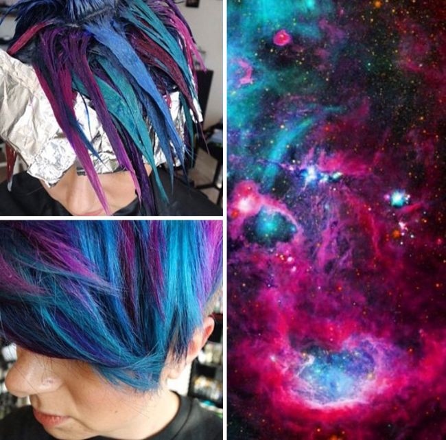 Μαλλιά εμπνευσμένα από… γαλαξίες