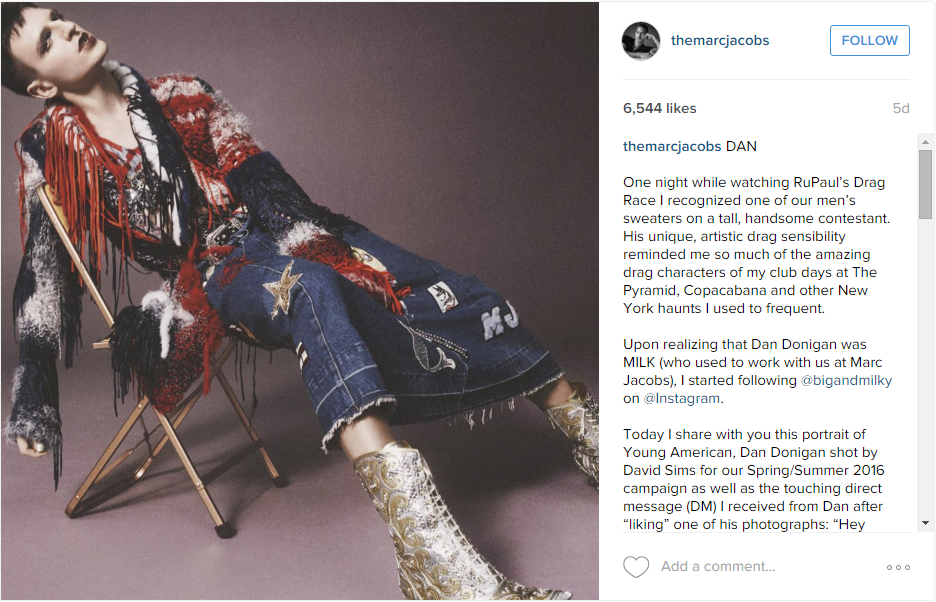 O Marc Jacobs και τα «εναλλακτικά» μοντέλα του: Γνωστή Drag Queen η πρωταγωνίστρια στη νέα του καμπάνια