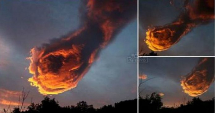 Αυτό το σύννεφο στην Πορτογαλία κάνει τον γύρω του διαδικτύου με τίτλο «Το χέρι του θεού».