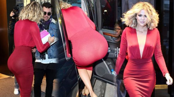 Khloe Kardashian: Το ντεκολτέ χωρίς σουτιέν και η αποκαλυπτική είσοδος στο αυτοκίνητο (φωτό)