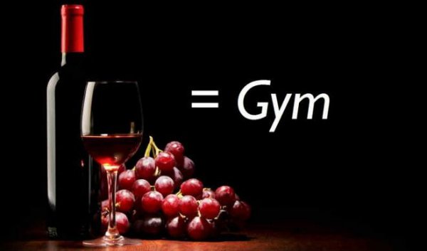 Το κόκκινο κρασί “ακυρώνει” τη γυμναστική. Στην υγειά των κοιλιακών