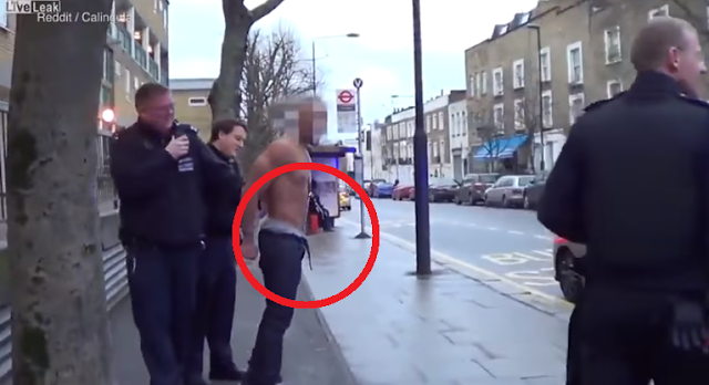 Το βίντεο που κάνει θραύση: Δείτε τι έπαθε καθώς αστυνομικοί του περνούσαν χειροπέδες