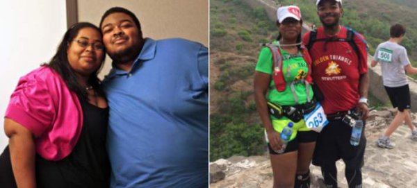 «Ο σύζυγός μου κι εγώ χάσαμε 227 κιλά, απλά τρέχοντας» -Μια απίστευτη ιστορία (φωτό)