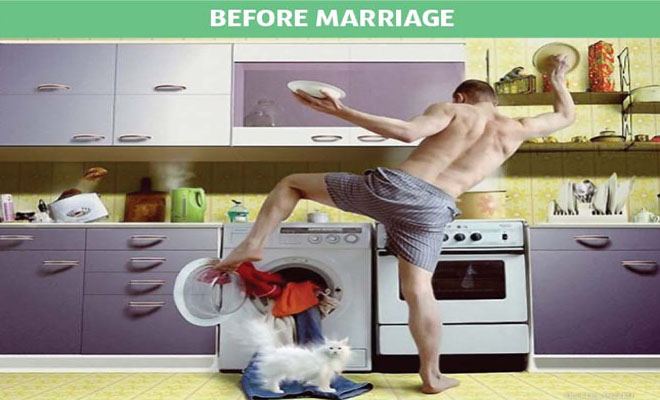 9 φωτογραφίες που δείχνουν πως αλλάζει η ζωή μετά τον γάμο!