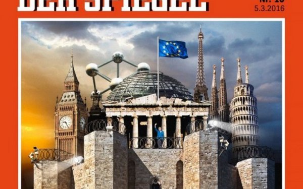 Το πρωτοσέλιδο του Spiegel με τον Παρθενώνα και την Ευρώπη φρούριο