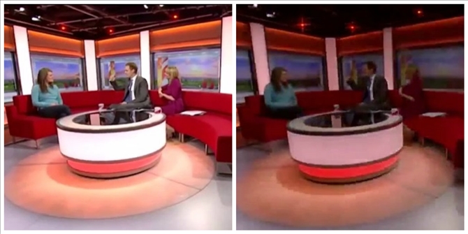 Πανικός στο BBC:”Είδαν” φάντασμα… σε πρωινή εκπομπή (video)