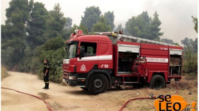 Φωτιά στο Πολύκαστρο – 14 πυροσβεστικά οχήματα στην περιοχή