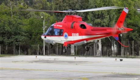 Χαλκιδική: Μεταφέρθηκε άντρας με ελικόπτερο στο Ιπποκράτειο