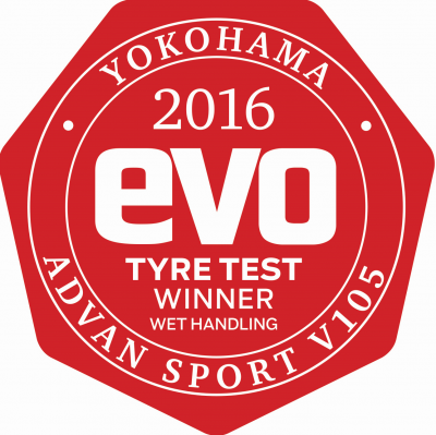 YOKOHAMA ADVAN Sport V105: Κορυφαίο ελαστικό σε βρεγμένο οδόστρωμα, στις δοκιμές του Βρετανικού Evo