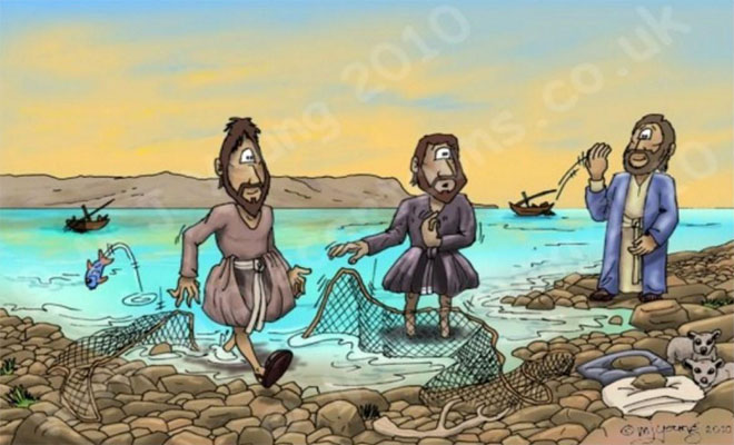 Ανέκδοτο: Τέσσερις παντρεμένοι άντρες πάνε για ψάρεμα.