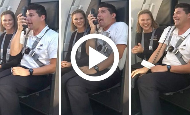 Ο καλύτερος αεροσυνοδός του κόσμου βγάζει ανακοινώσεις με τη φωνή του Μπαγκς Μπάνι! [Βίντεο]