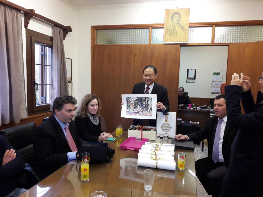 Ο Πρέσβης της Ταϊβάν στον Αγροτικό Συνεταιρισμό Ζαγοράς