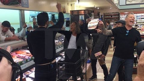 Ξεσήκωσαν σούπερ μάρκετ οι Metallica όταν συνάντησαν φαν τους (video)
