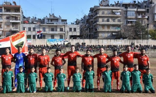 Έπαιξαν ποδόσφαιρο στο Χαλέπι μετά από 5 χρόνια