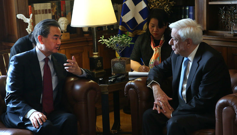 Παυλόπουλος: Η Ελλάδα προσβλέπει στην ακόμη στενότερη συνεργασία με την Κίνα
