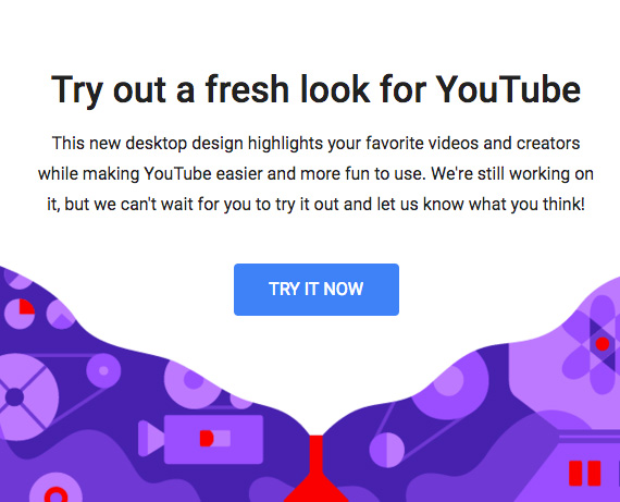 Το Youtube αλλάζει εμφάνιση