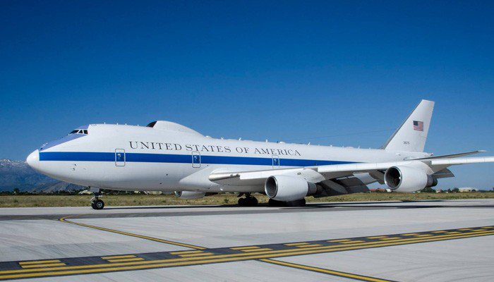 Στα Χανιά το Boeing 747 του Εθνικού Κέντρου Επιχειρήσεων των ΗΠΑ