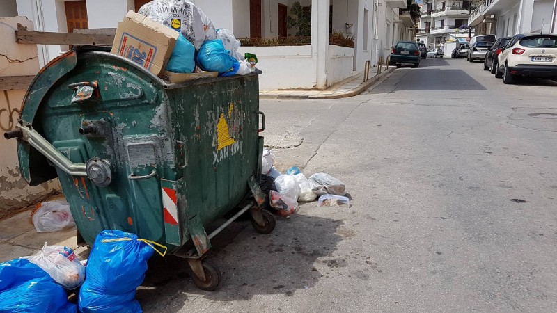 Χανιά: Χωρίς αποκομιδή απορριμμάτων από σήμερα – Τι λέει ο δήμαρχος