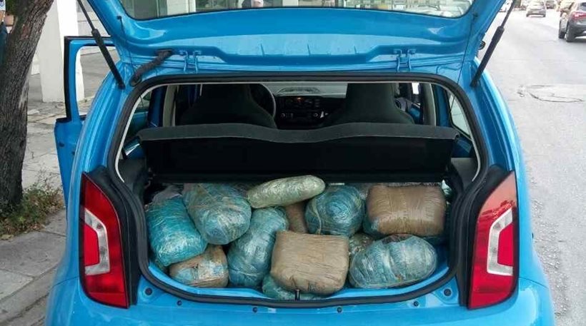 Θεσπρωτία: Μετέφερε 97 κιλά χασίς με νοικιασμένο αυτοκίνητο