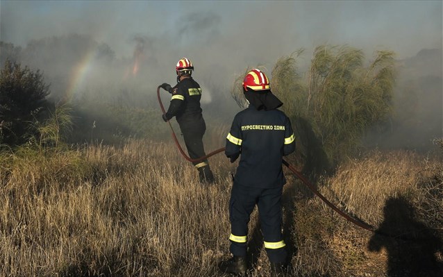 Θεσσαλονίκη: Πυρκαγιά σε έκταση του στρατοπέδου Ασσήρου