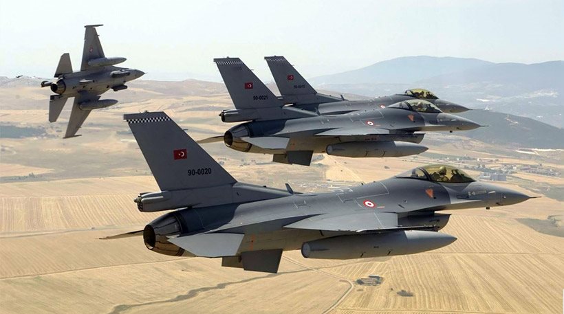 Τουρκικά F-16 πέταξαν πάνω από Αγαθονήσι και Ανθρωποφάγους