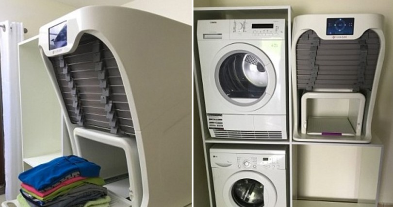 Η επαναστατική εφεύρεση που διπλώνει και σιδερώνει τα ρούχα μετά το πλυντήριο
