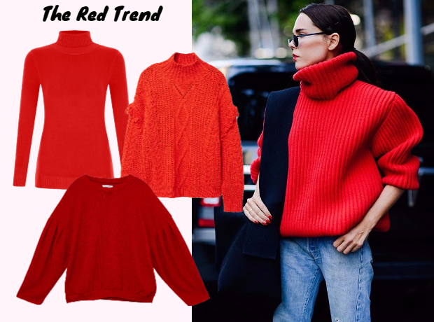Color inspo: 5 κόκκινα πουλόβερ κάτω των 30 ευρώ
