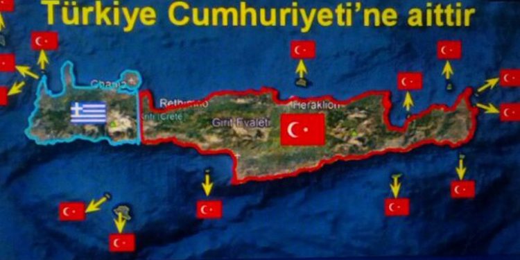 Κεμαλιστές υποστηρίζουν ότι τα 3/4 της Κρήτης ανήκουν στην Τουρκία