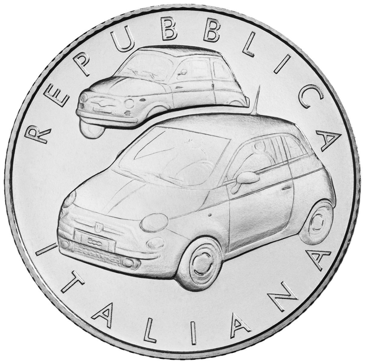 To Fiat 500 έγινε νόμισμα στην Ιταλία