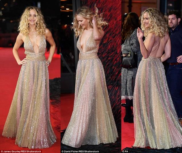 Εντυπωσιακή εμφάνιση της Jennifer Lawrence στην πρεμιέρα του «Red Sparrow» στο Λονδίνο (photos)