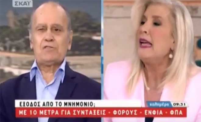 "Αρπάχτηκαν" on air Ρωμανιάς – Αυλωνίτου: "Πετάει πατάτες…" [Βίντεο]